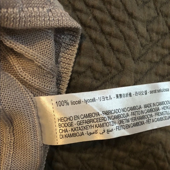 Zara Gray Button Down Shirt - Picture 5 of 5